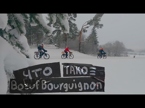 Видео: Как вкусно готовить в зимнем вело походе | Карелия Койонсаари