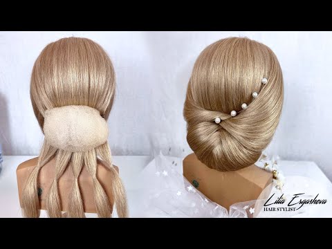 Видео: Прическа на вечер . Прически на средние и длинные волосы  .Греческая прическа