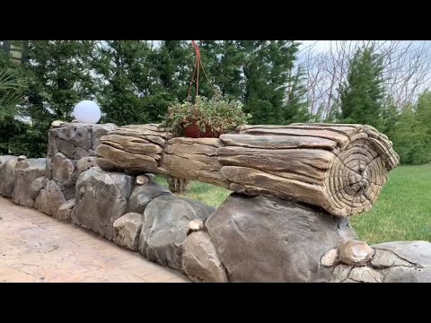 Видео: Изготовление и покраска бордюра. Работа мастера Эльдара Асанова.