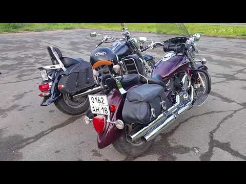Видео: Suzuki Intruder 1500 и Yamaha XVS1100(Drag Star)-небольшое сравнение