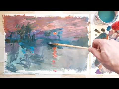 Видео: Рисуем, как импрессионисты