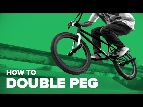 Видео: Как сделать дабл пег грайнд на BMX (How to Double Peg Grind BMX)