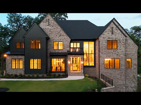 Видео: Роскошный новый дом в Атланте стоимостью 4,2 млн долларов | Chastain Park | ELITE VISUALS
