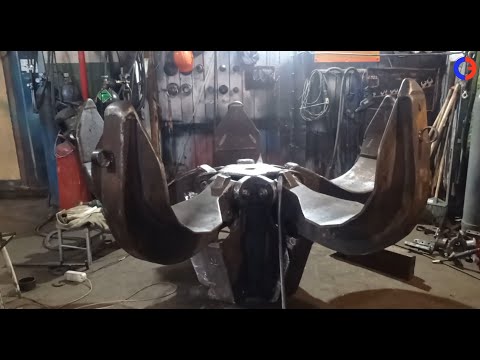 Видео: #Механом Восстановление отверстий грейферного захвата манипулятора для металлолома