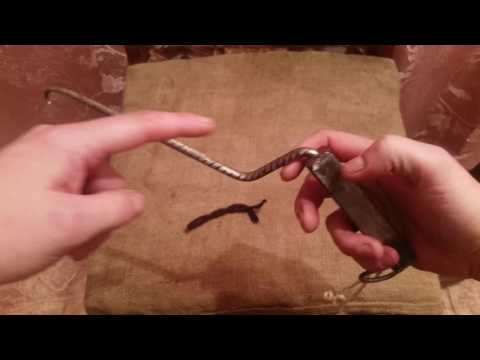 Видео: Самодельный удобный крючок для вязки арматуры