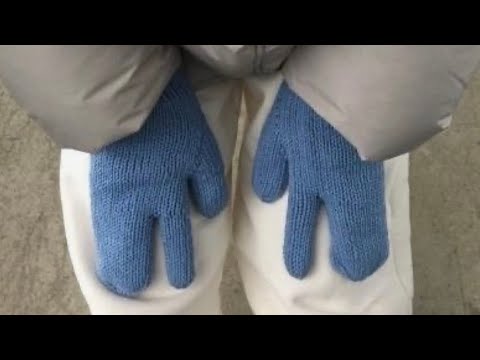 Видео: Настолько просто 😍! ТАБИ 2 в 1 Теплые и стильные перчатки - варежки спицами, очень просто.