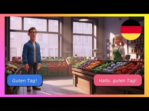 Видео: 5 Немецких диалогов A1 A2 В магазине | Немецкое аудирование для начинающих
