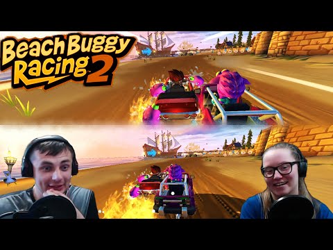 Видео: Умилительные гонки на двоих/ Beach Buggy Racing 2