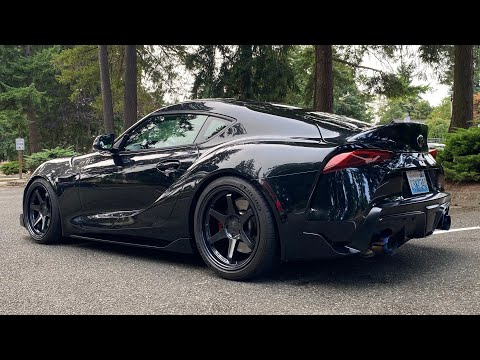 Видео: Новые тапки для GR Supra / колеса TE37 / A90 MK5 B58