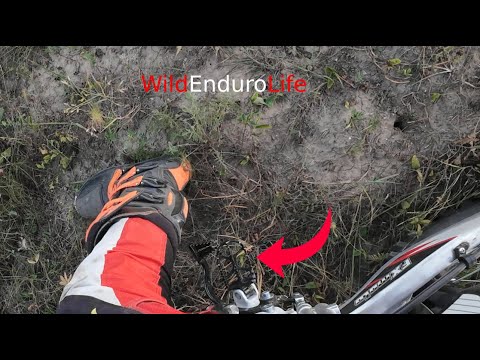 Видео: Врезался на эндуро😱Fxmoto cb300f