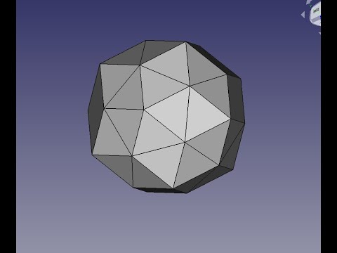 Видео: FreeCad Собираем ромбориаконтаэдр
