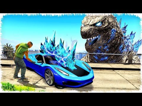 Видео: Джонни ГОДЗИЛЛАНЫҢ көлігін ұрлап кетті (GTA V) жон джони
