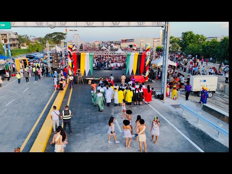 Видео: СОВЕРШЕННО НОВЫЙ МОСТ ЧЕРЕЗ РЕКУ ДЕМЕРАРА