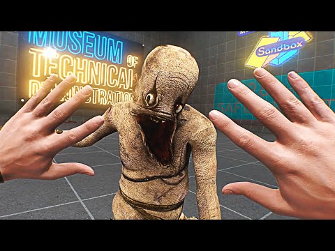 Видео: Монстр из Amnesia - Boneworks