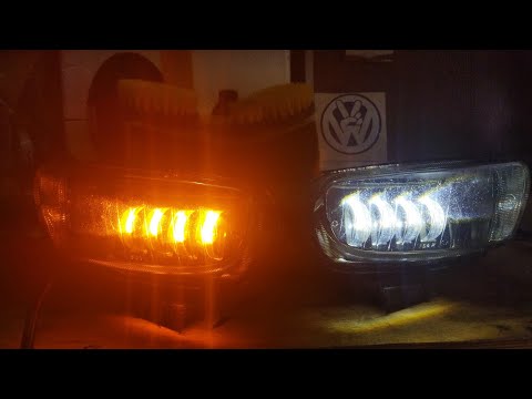 Видео: VW T4 НОВЫЕ ЛЭД ПТФ, ДЕЛАЕМ САМИ-VW T4 NEW LED PTF, WE DO IT OURSELVES