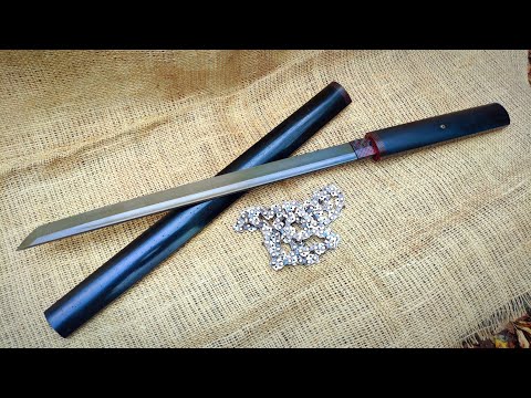 Видео: Меч вутц Ширасая КАТАНА из цепи бензопилы