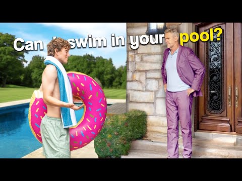 Видео: Я спросил миллионеров, могу ли я воспользоваться их бассейнами