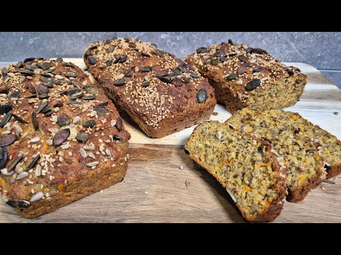 Видео: Полезный, диетический хлеб из зелёной чечевицы. / Gesundes, Diät Brot  aus grüne Linsen.