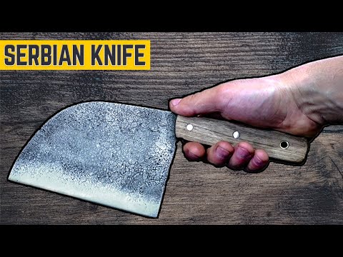 Видео: Делаю сербский нож из стали 9хфм