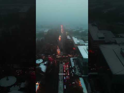 Видео: Первый снег ❄️🌨 #Кыргызстан #Дрон #Бишкек