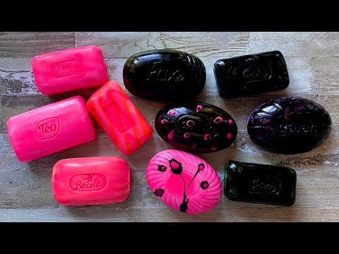 Видео: ASMR SOAP| Cutting colored soaр | Soap Carving| Резка крашенного мыла