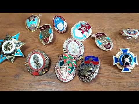 Видео: Памятные знаки о службе  в СССР