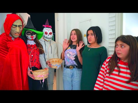 Видео: 24 ЧАСА В КЪЩА С ЧУДОВИЩА ЗА ХЕЛОУИН! 🎃 Страхуват ли се момичетата?