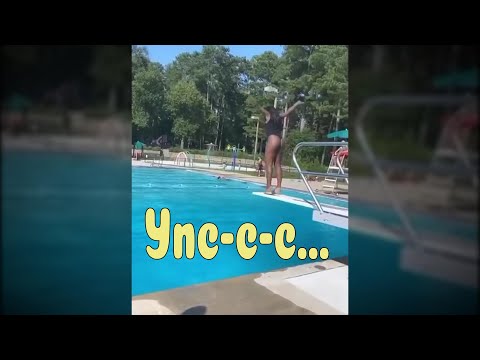 Видео: Как не намочить волосы в бассейне Подборка приколов #поржать