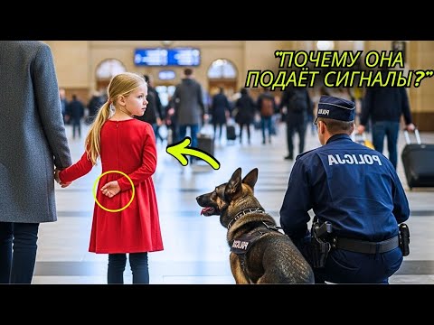 Видео: Дочь служанки подала тайный сигнал полицейской собаке — её реакция удивила всех.