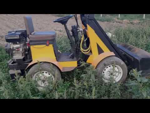 Видео: Минипогрузчик готов Небольшой обзор после сборки