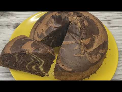 Видео: Вам обязательно нужно приготовить этот пирог! Простой рецепт пирог зебра на сметане