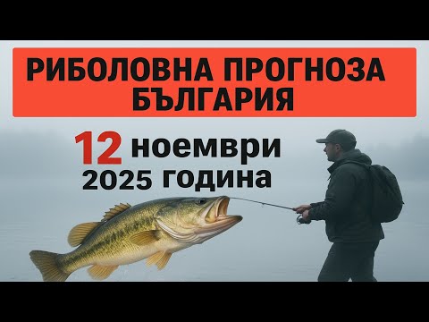 Видео: ПРОГНОЗА ЗА КЛЬОВ в БЪЛГАРИЯ на 12 ноември 2025 година: Хвърляй всичко и на риболов!