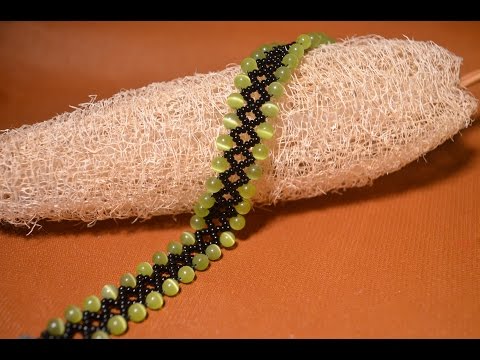 Видео: Браслет из бисера. Бисероплетение.  Мастер класс