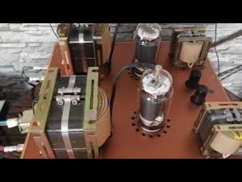 Видео: УМ ГК 71+6П15П, коррекция.  Передатчик АМ, 28 Мс, 5 6 Вт.