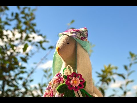Видео: Панама для Тильда-зайца. Мастер-класс