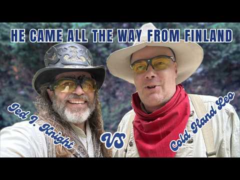 Видео: JEDiTV Cowboy Action Shooting Stage недели с Холодной Рукой Лео, финским стрелком с черным порохом!