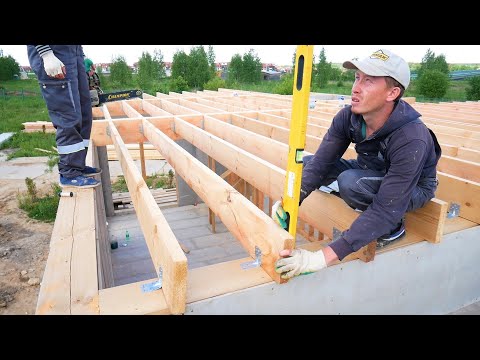 Видео: Построили панельно-каркасный дом. Пошаговый процесс строительства
