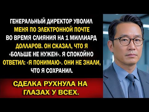 Видео: Генеральный директор уволил меня по e-mail во время слияния на миллиард — правда стала его концом