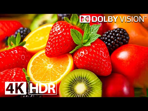 Видео: Лучшее из фруктов 4K HDR 120 кадров в секунду - 4K Dolby Vision