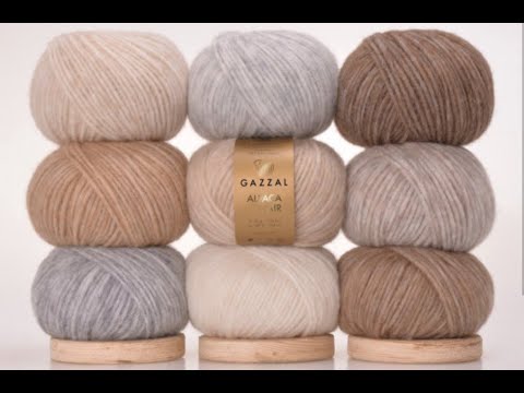 Видео: Обзор пряжи Gazzal Alpaca Air