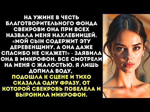 Видео: «Нищебродке слова не давали!» Свекровь унизила меня перед гостями на семейном торжестве