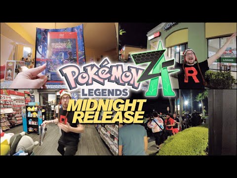 Видео: Pokémon Legends Z-A! Релиз в полночь! Бонус за предзаказ от Gamestop!
