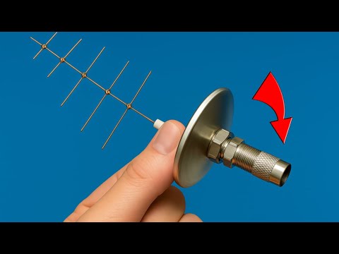 Видео: Антенна из подручных материалов ⚡📡 Выглядит как заводская! 🤯