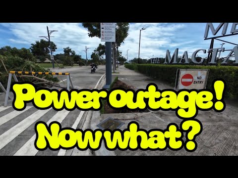Видео: Отключение электричества! Что теперь? Мактан Ньютаун