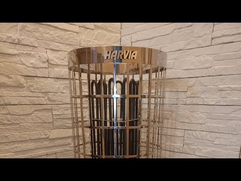 Видео: Электрокаменка Harvia Cilindro PC 90. Обзор и подключение