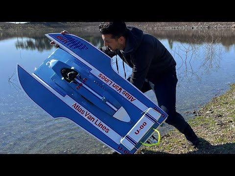 Видео: Как сделать радиоуправляемую скоростную лодку на гидроплане Atlas Van Lines