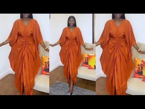 Видео: Как сшить платье «бубу» с завязками по центру и внутренним поясом