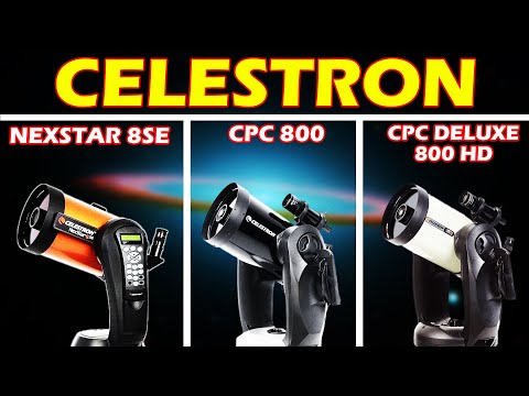 Видео: Celestron NexStar 8SE против CPC 800 против CPC Deluxe 800 HD