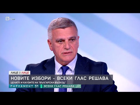 Видео: Стефан Янев от „Български възход“: Ще разговаряме с всички партии в НС | БТВ