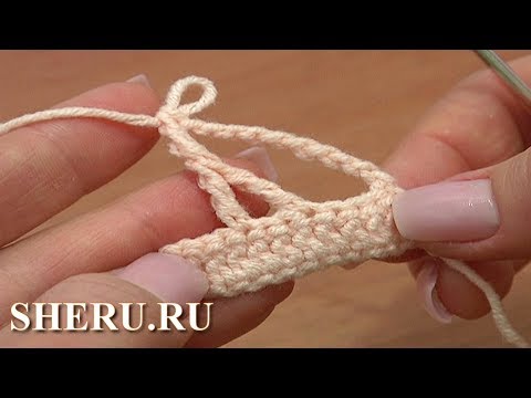 Видео: Азы для начинающих крючком. Сложный столбик.  Урок 21